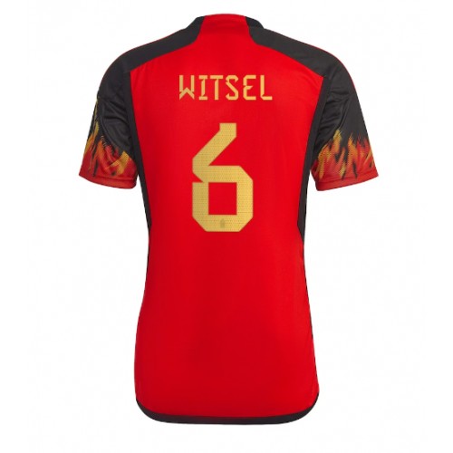 Fotbalové Dres Belgie Axel Witsel #6 Domácí MS 2022 Krátký Rukáv